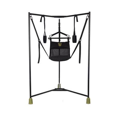 Fort Troff Hammock Hangar Sling in black with durable nylon straps and metal hardware.