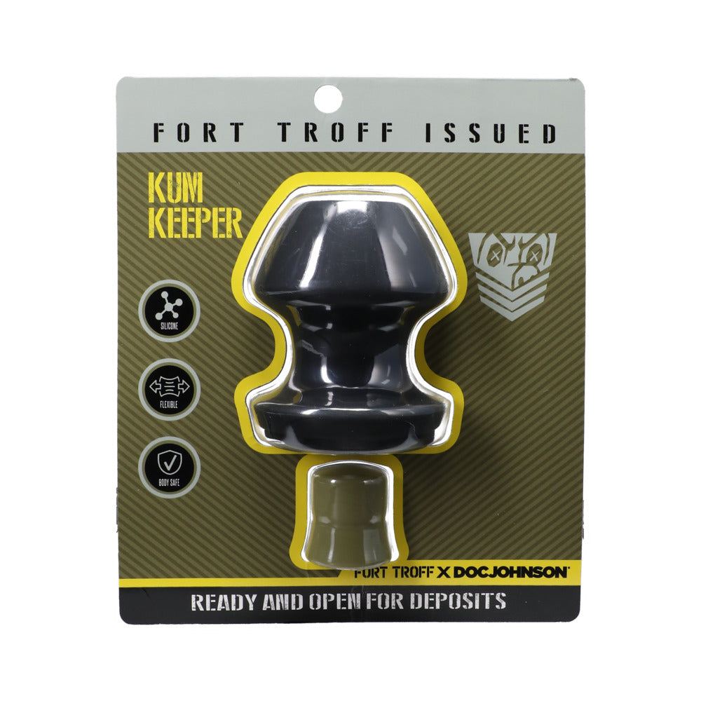 Fort Troff Kum Keeper silicone storage containers in black packaging.