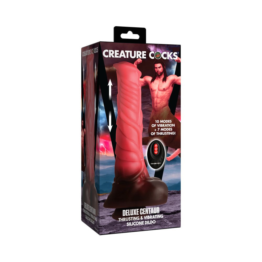 Creature Cocks Centaur Thrusting & Vibrating Silicone Dildo with Remote Control by Anal Toys & Stimulators
