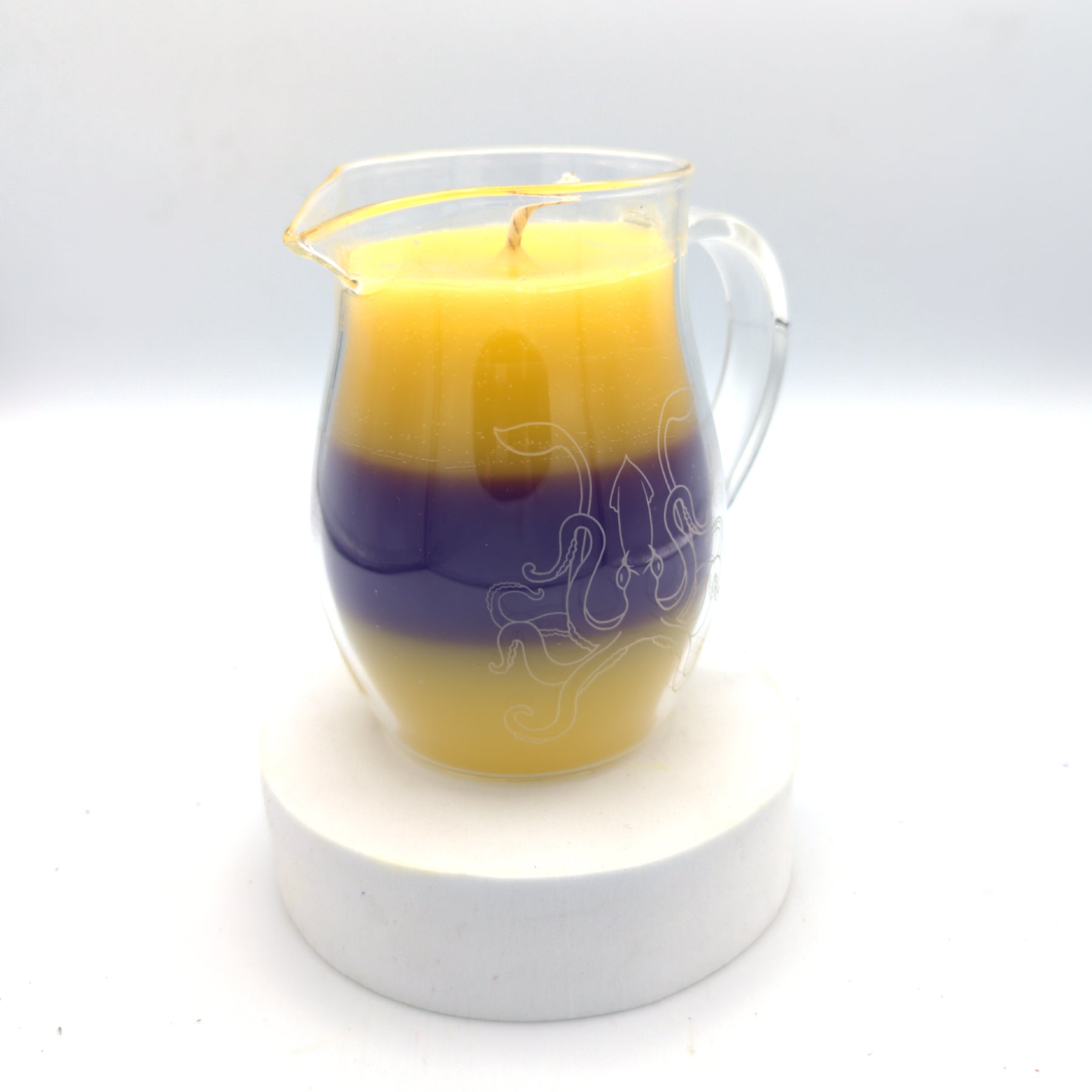 Pride flag in a Jar Wax Play Candle - Low Temp - Unscented - Pitcher Candle