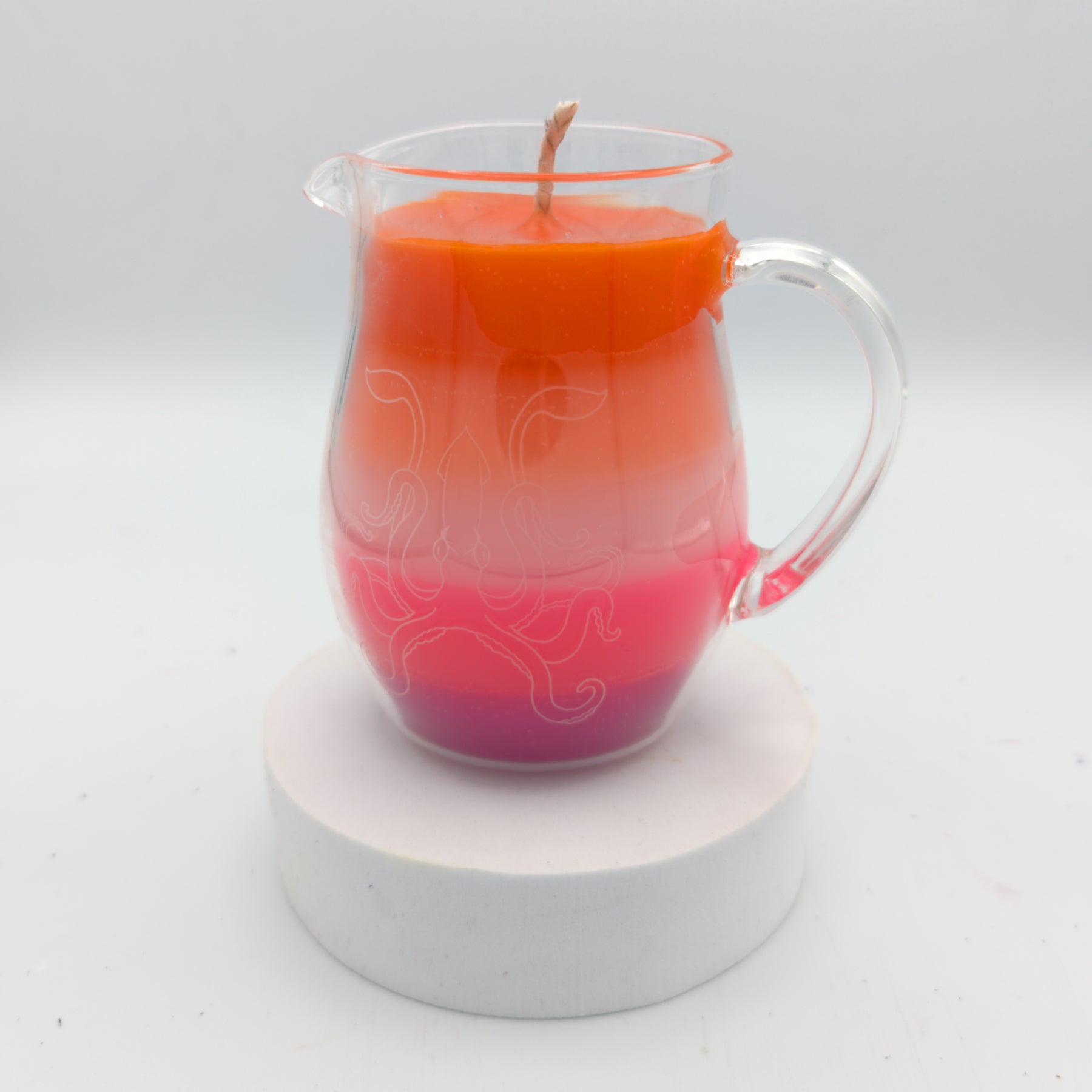 Pride flag in a Jar Wax Play Candle - Low Temp - Unscented - Pitcher Candle