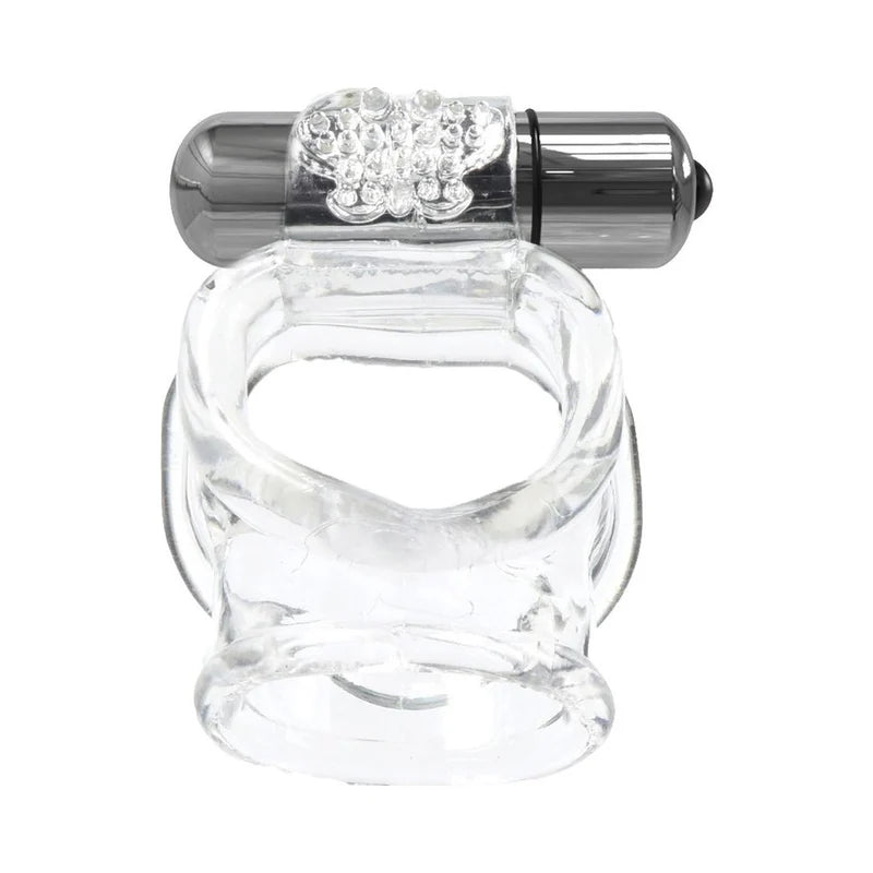 Wet Dreams Super Stud Sling - Clear by Cock & Balls