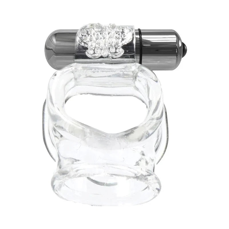 Wet Dreams Super Stud Sling - Clear by Cock & Balls