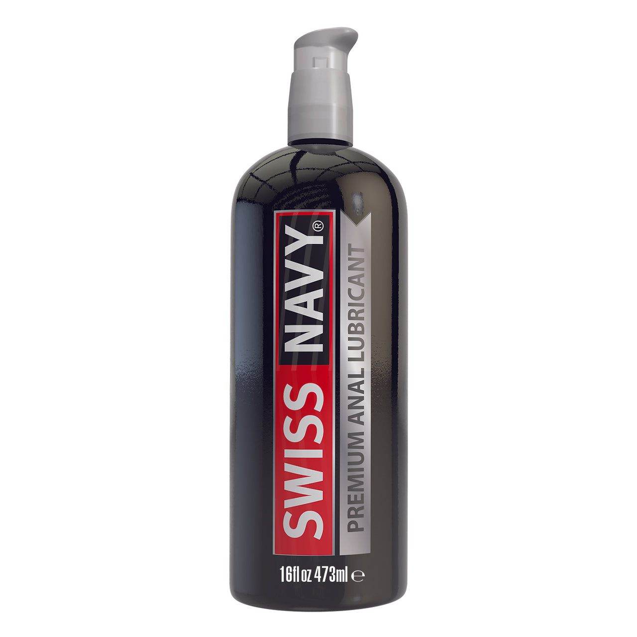 Swiss Navy Premium Silicone Anal Lubricant bottle, 16 fl oz.