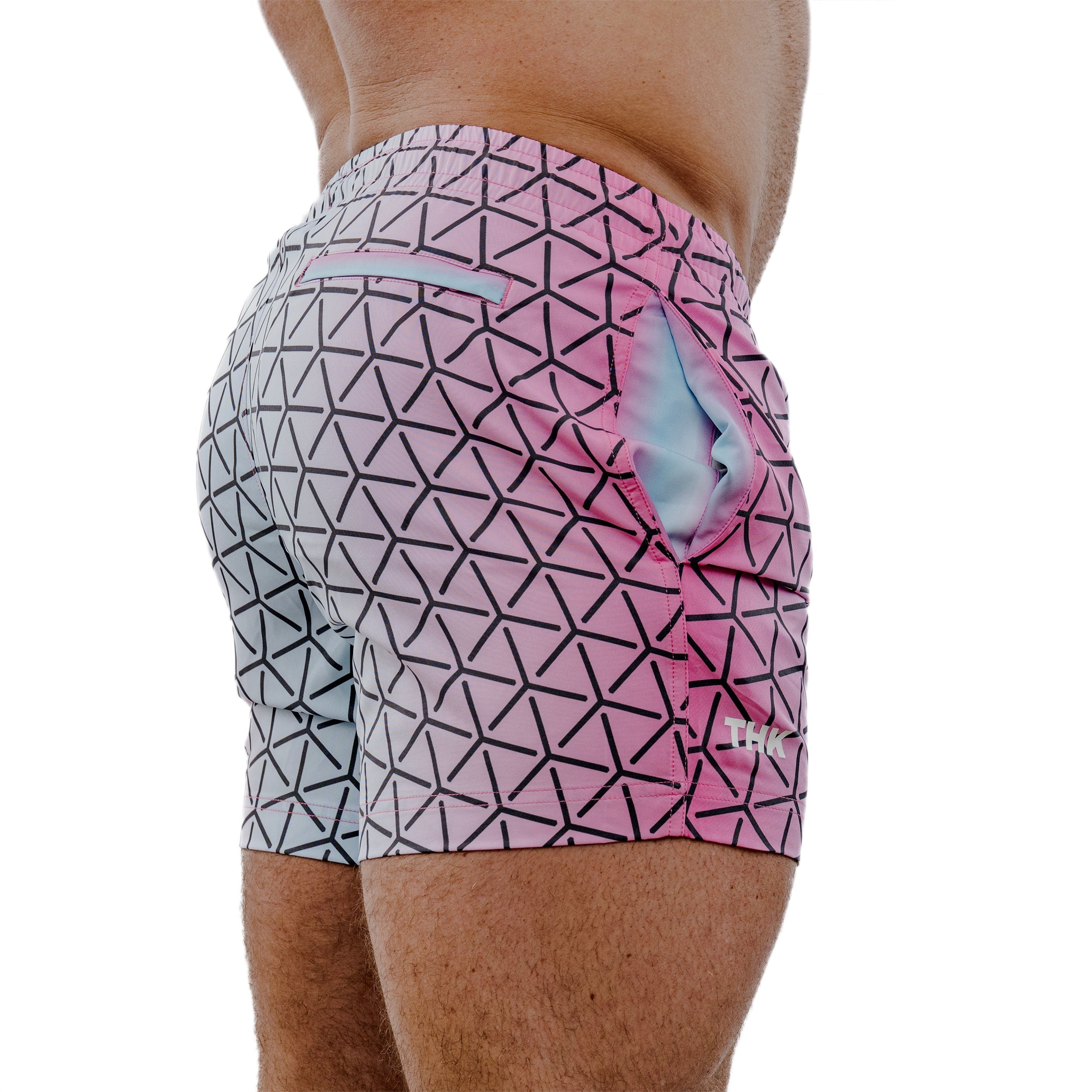 Kaleidoscope Swim Gym Short