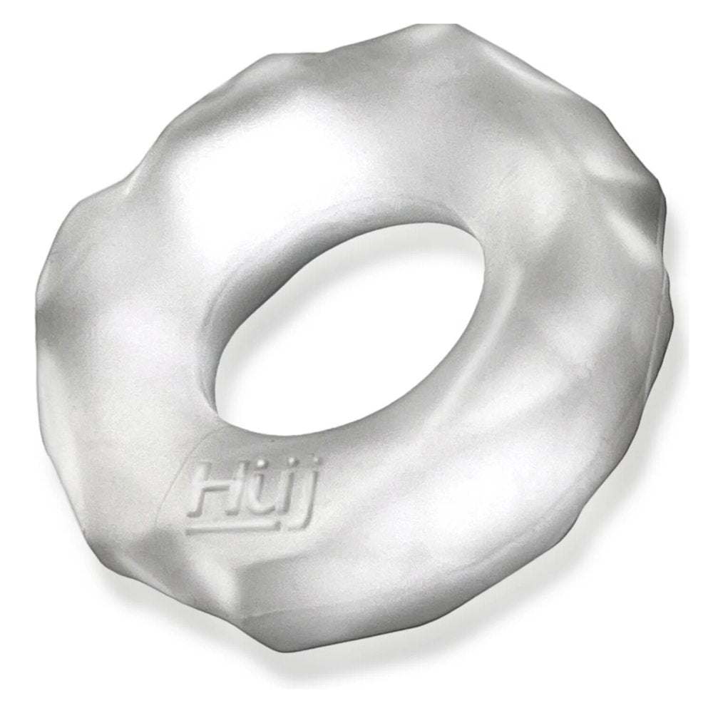 Hunkyjunk Fractal Tactile Cockring with no-roll inner ring design and smooth Plus+SILICONE mix.