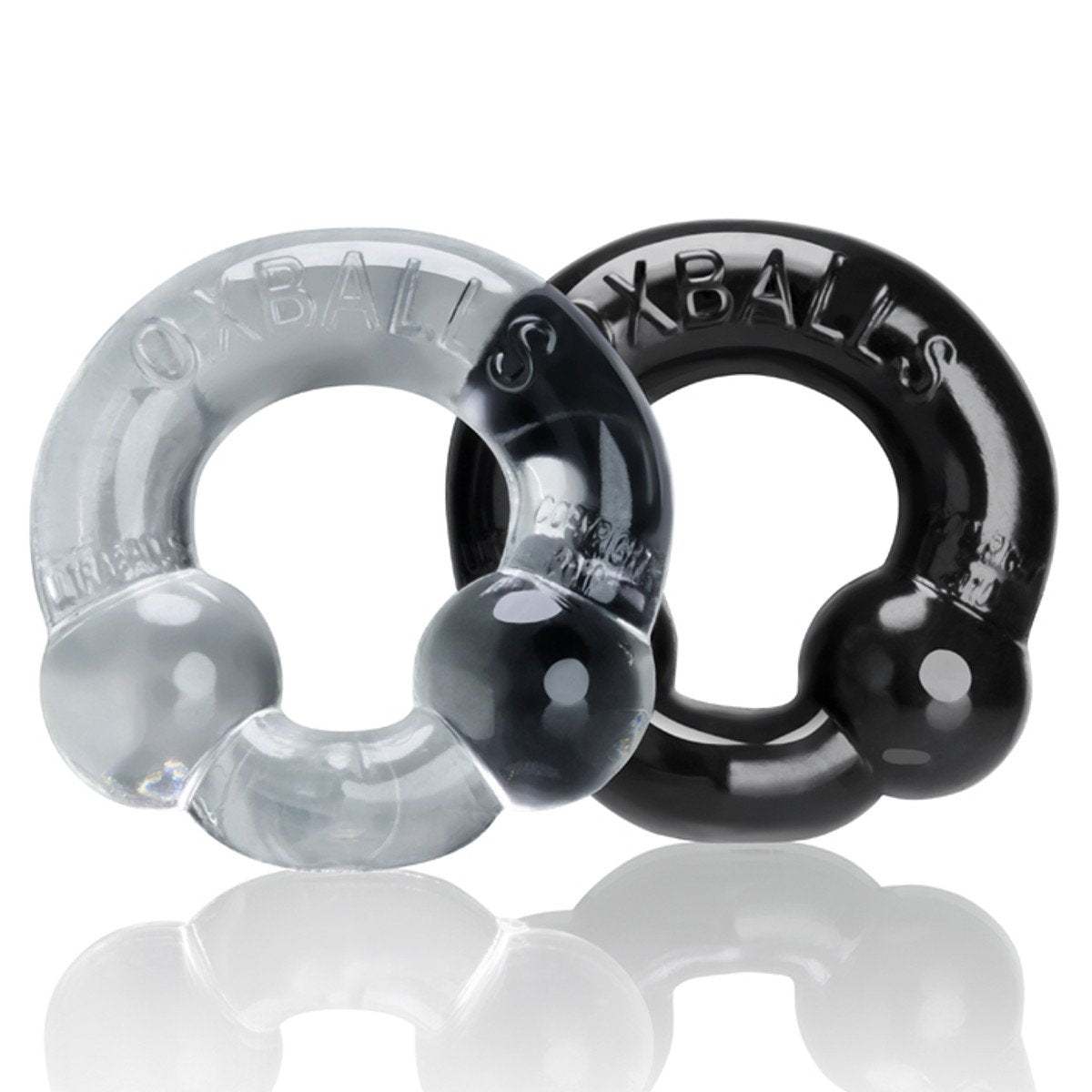 OxBalls Ultraballs 2-Pack Cockring Set - Silicone, Dual Ring Design for Enhanced Pleasure and Performance