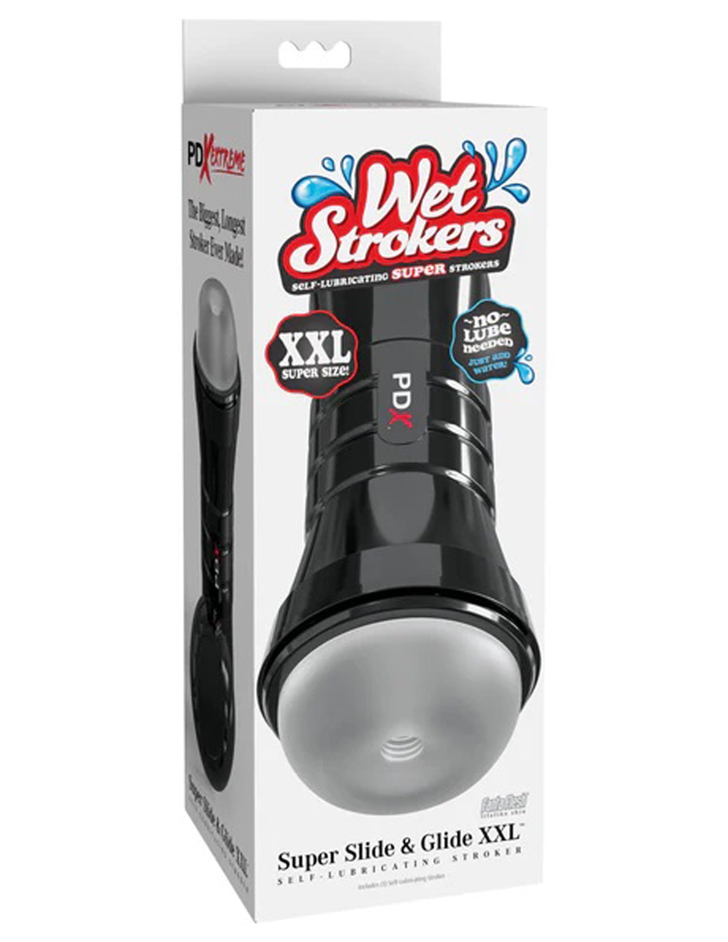 PDX Extreme Wet Strokers Super Slide & Glide XXL Frosted