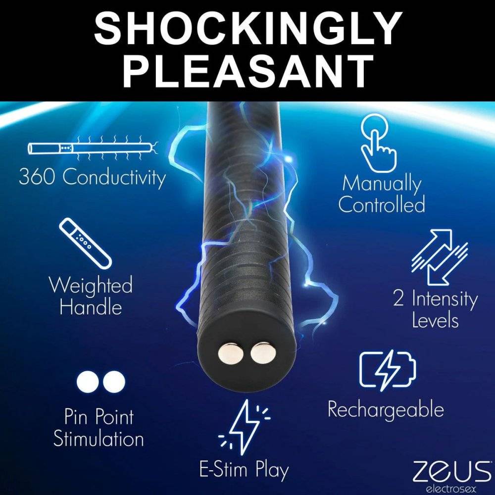 Zeus Electrosex E-Stim Baton by Bondage & Fetish Toys
