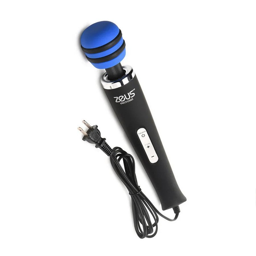 Zeus Electrosex E-Stim Vibrating Wand Massager