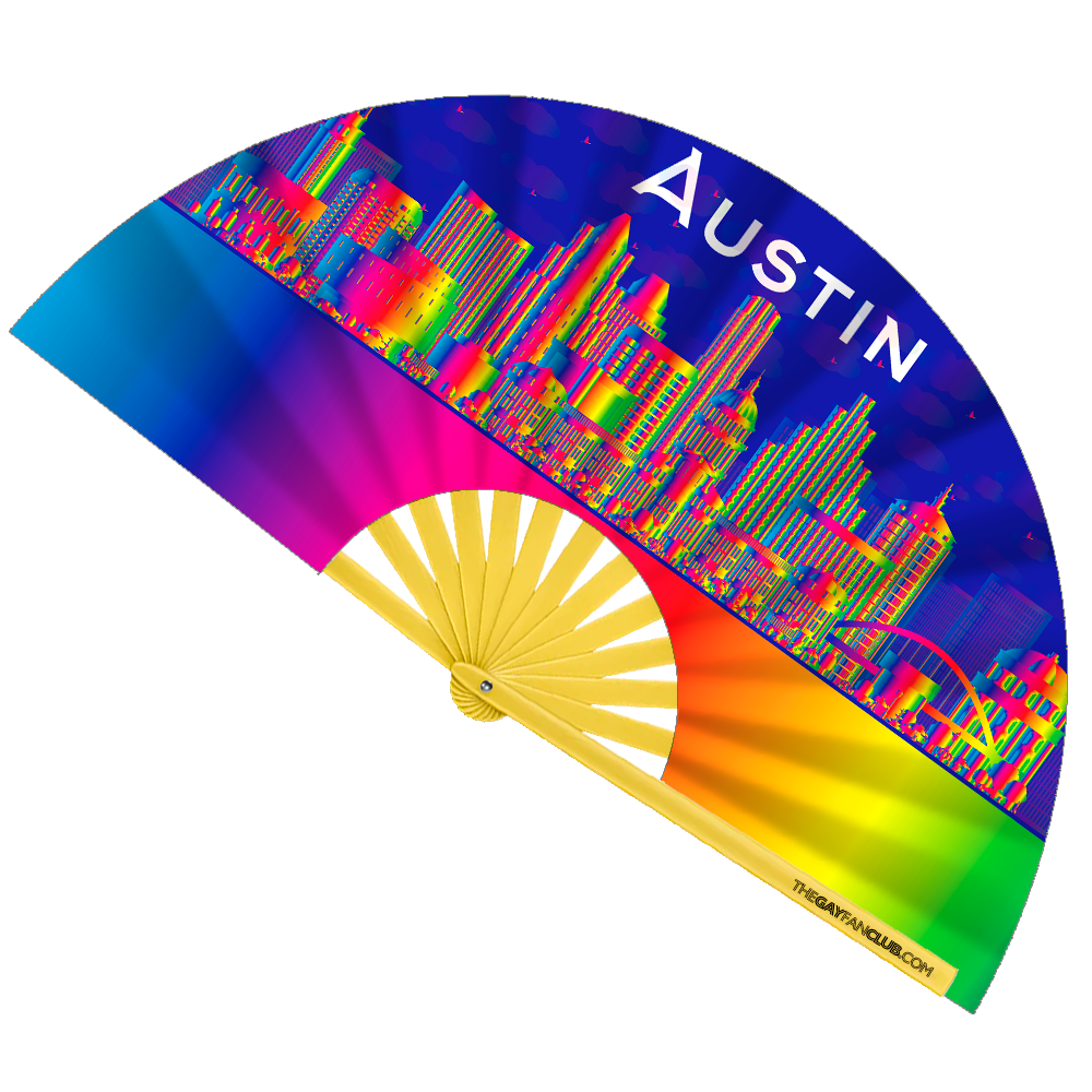 Austin Rainbow Fan by Hand Fan