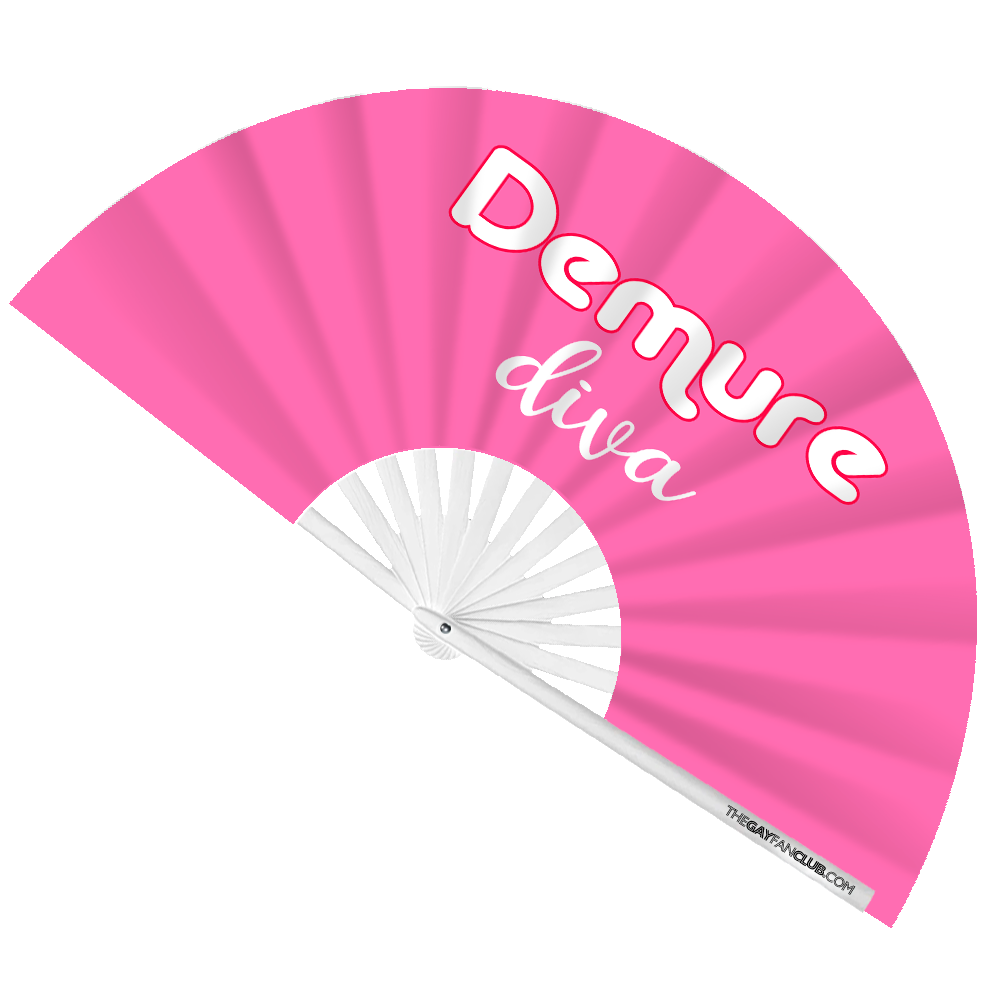 Demure Diva Fan by Hand Fan