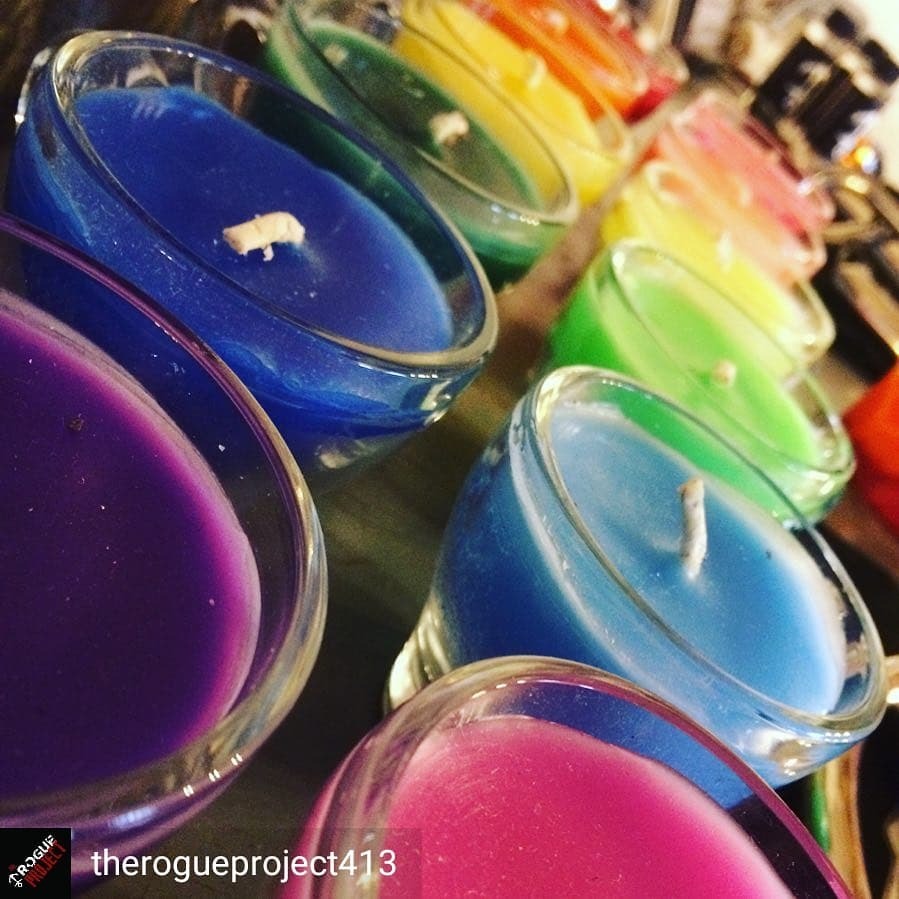 Mini Candle Rainbow Sets - Wax Play Teacup Candle - Low Temp - Paraffin - Regular & Blacklight