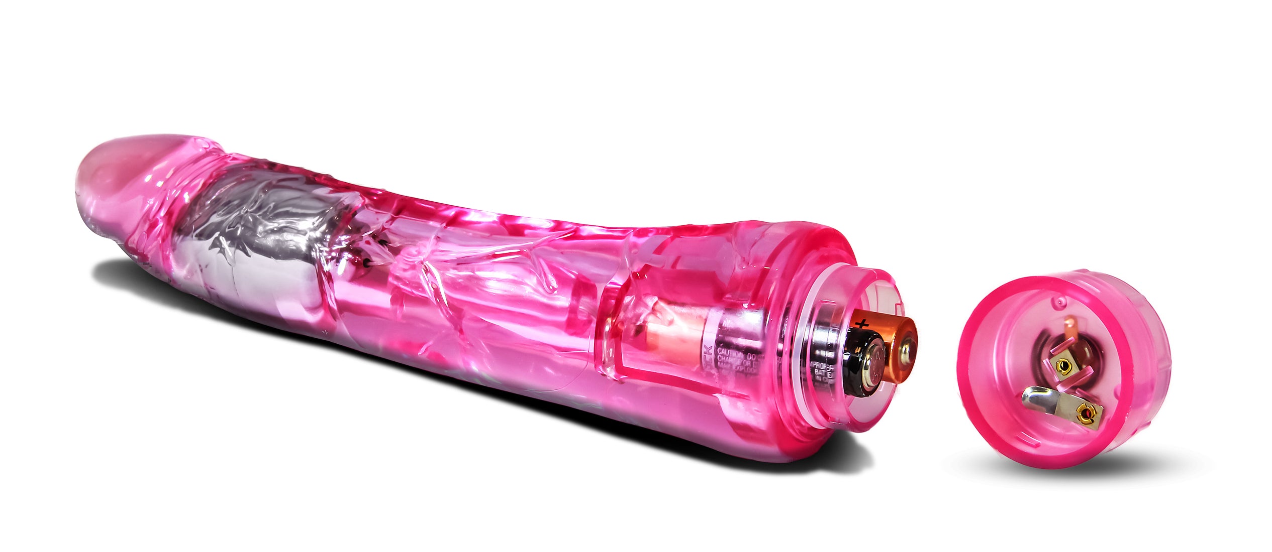 Naturally Yours Mambo Vibe Realistic 9 in. Vibrating Dildo Pink