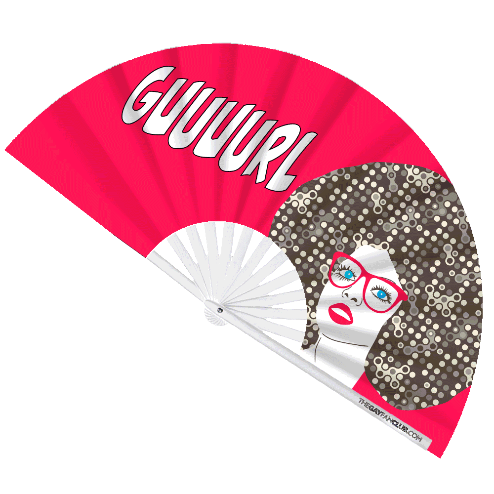 Gurl Fan (UV) by Hand Fan