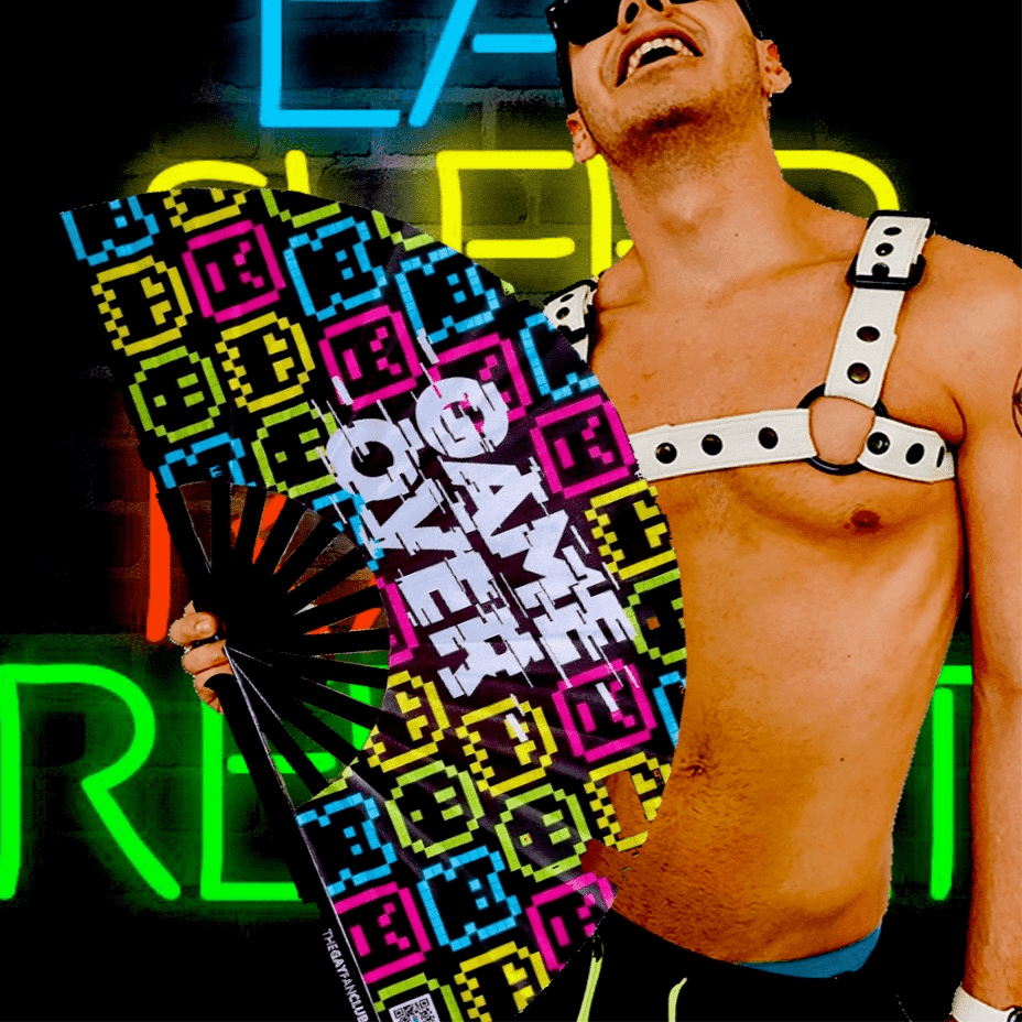 Game Over Fan by Hand Fan