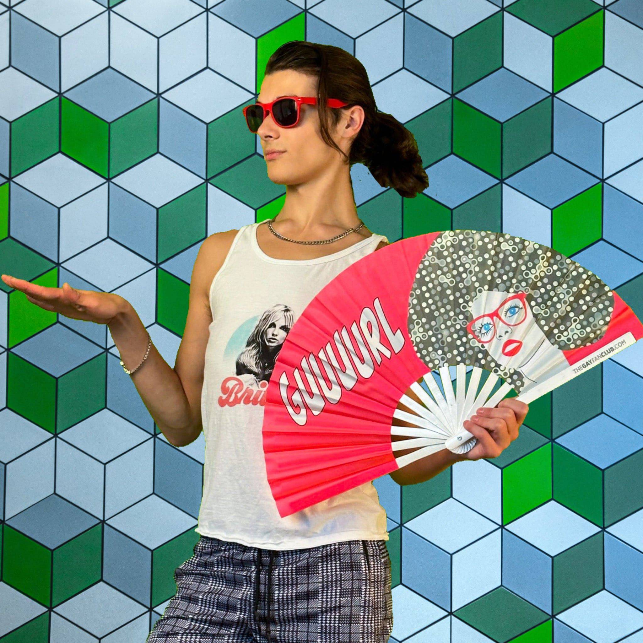 Gurl Fan (UV) by Hand Fan