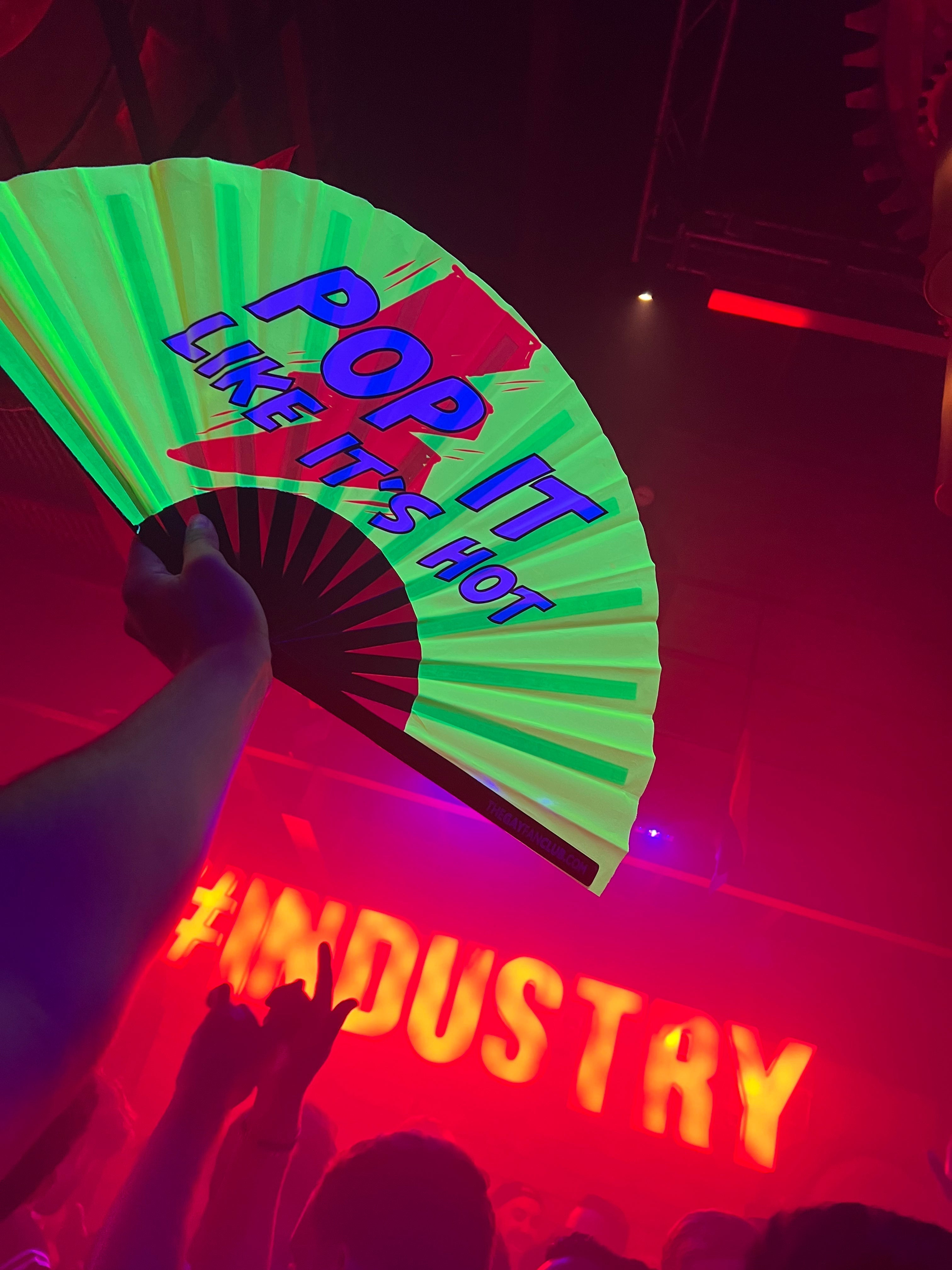 Poppers Fan (UV) by Hand Fan