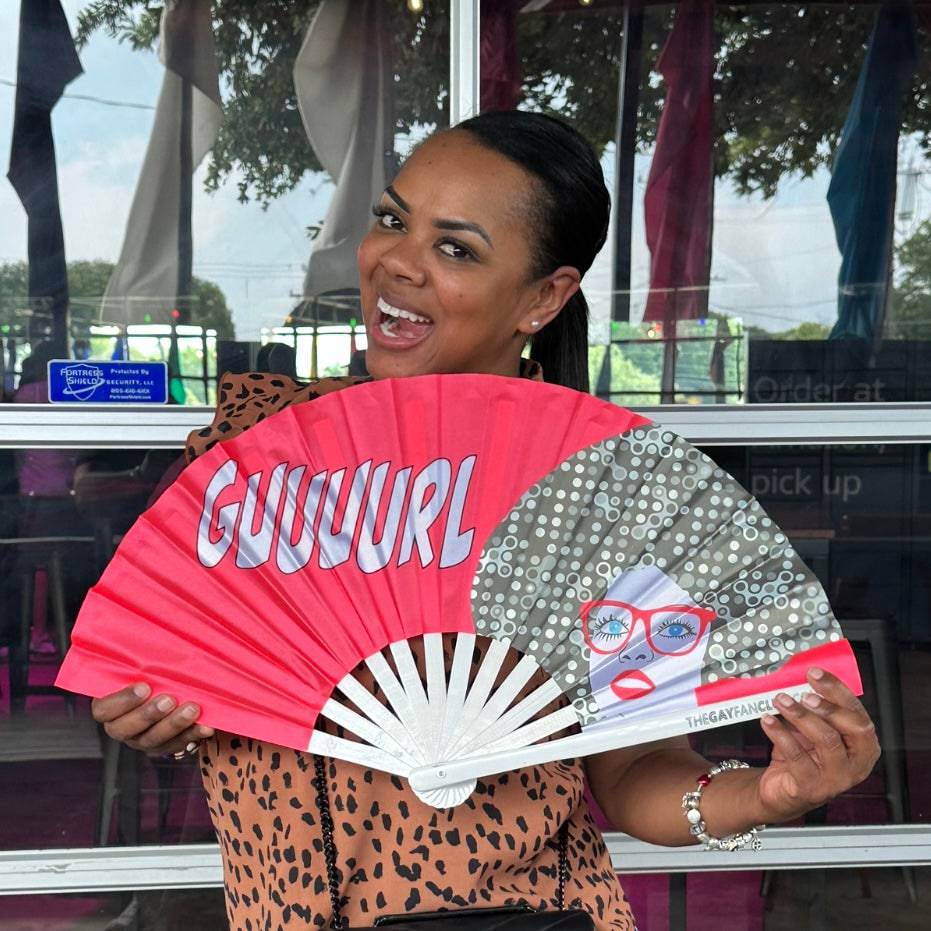 Gurl Fan (UV) by Hand Fan