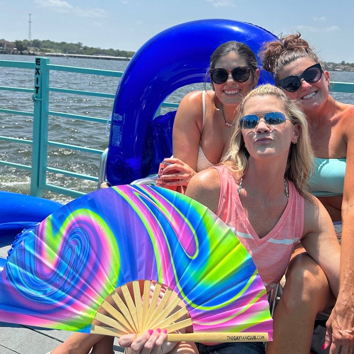 Lava Lamp Fan (UV) by Hand Fan