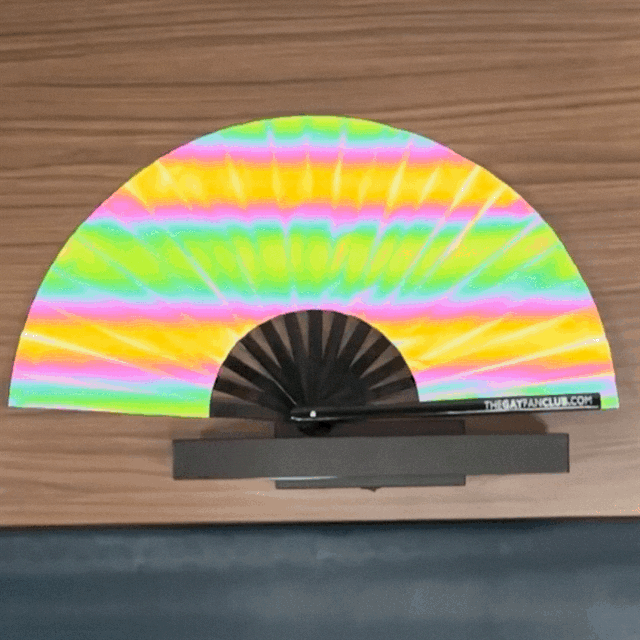 Eclipse Reflective Fan by Hand Fan