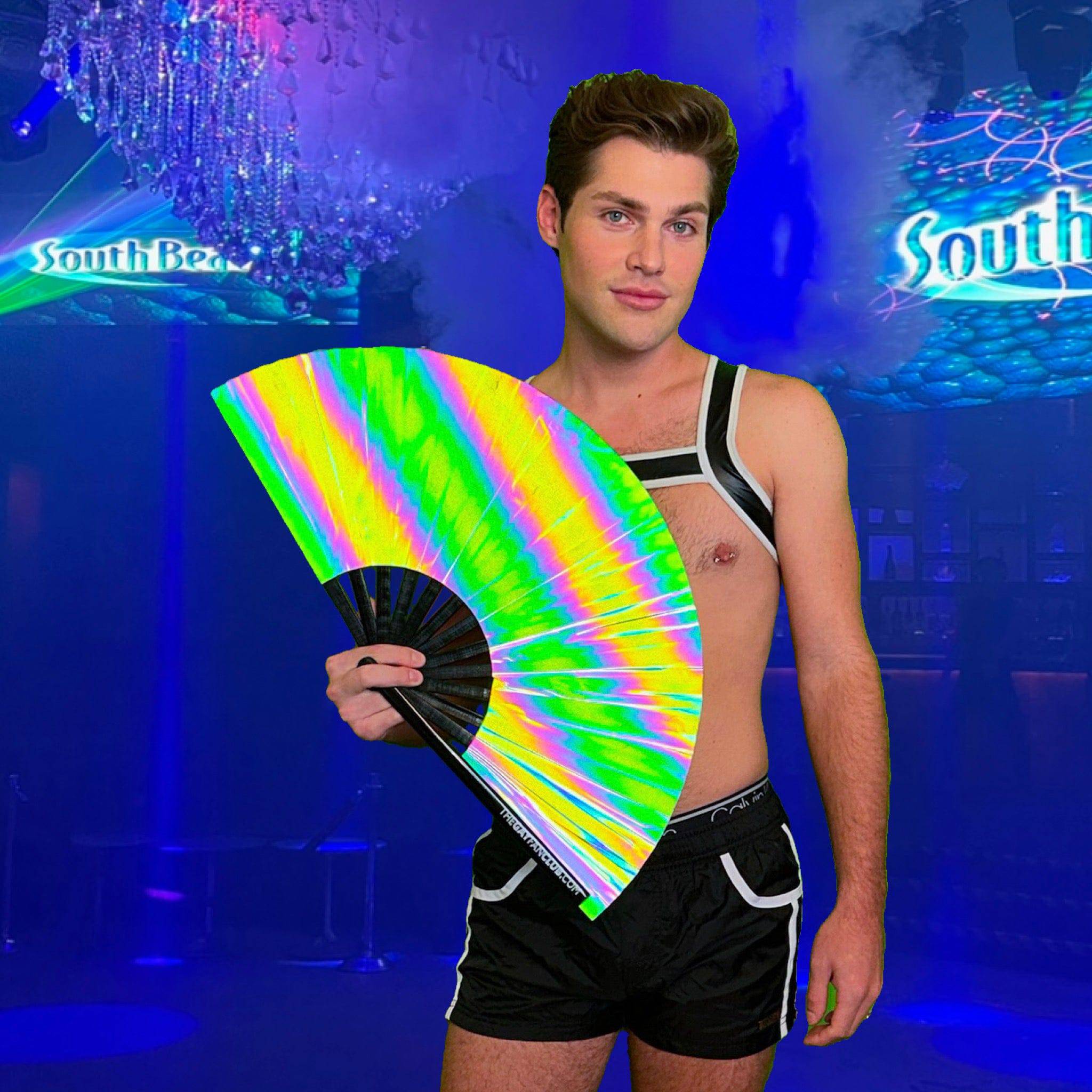 Eclipse Reflective Fan by Hand Fan