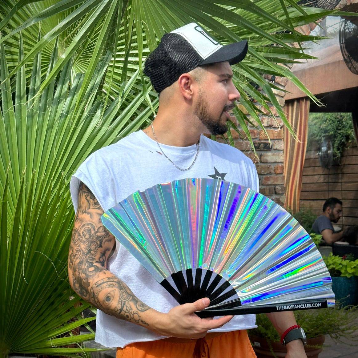 Disco Ball Fan by Hand Fan