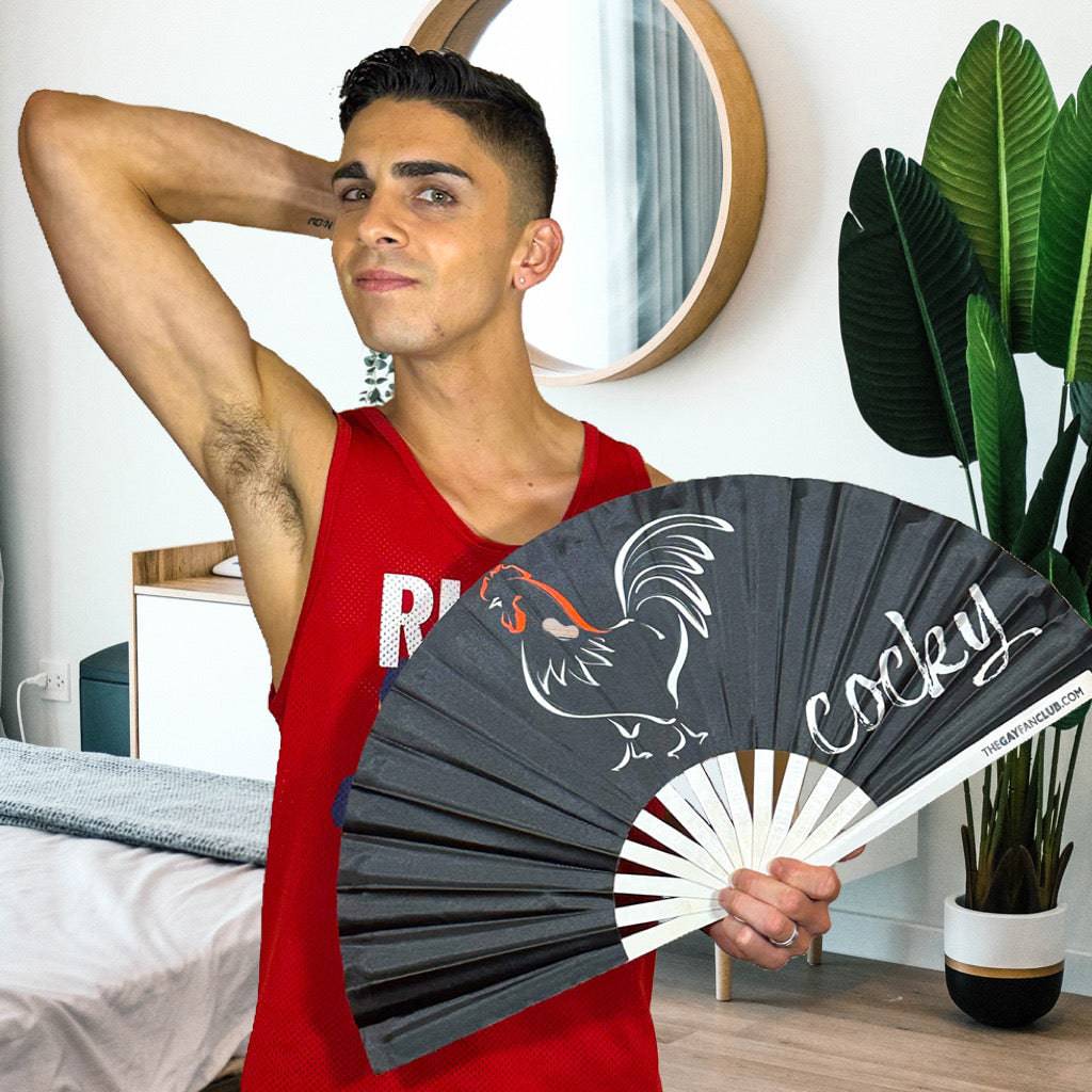 Cocky Fan by Hand Fan