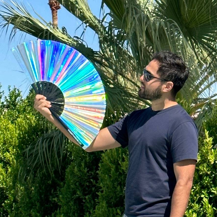 Disco Ball Fan by Hand Fan