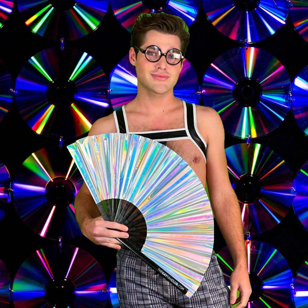 Disco Ball Fan by Hand Fan