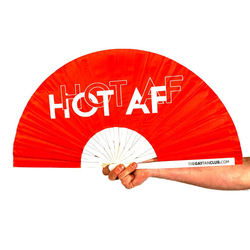 Hot AF Fan by Hand Fan