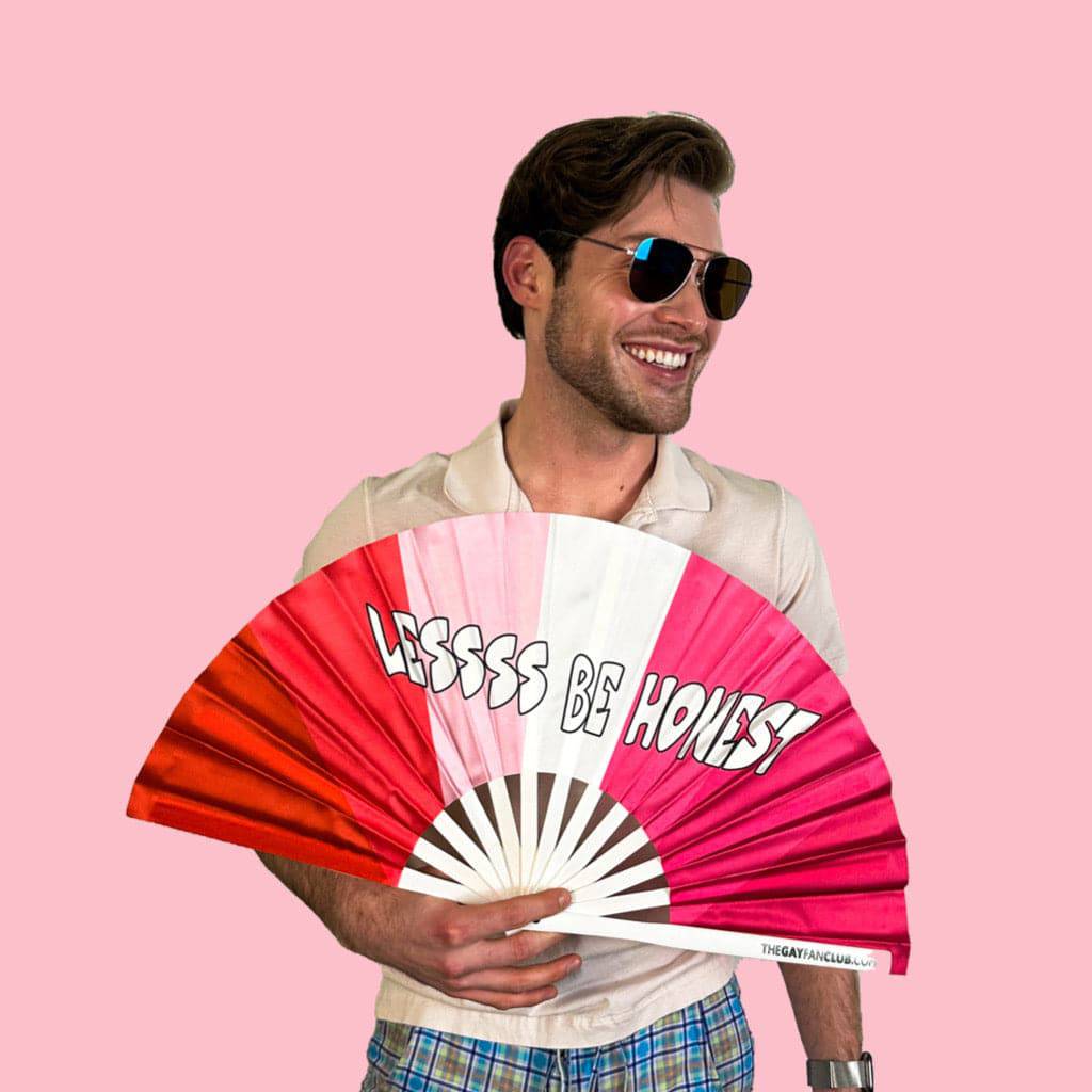 Lessss Be Honest Fan by Hand Fan