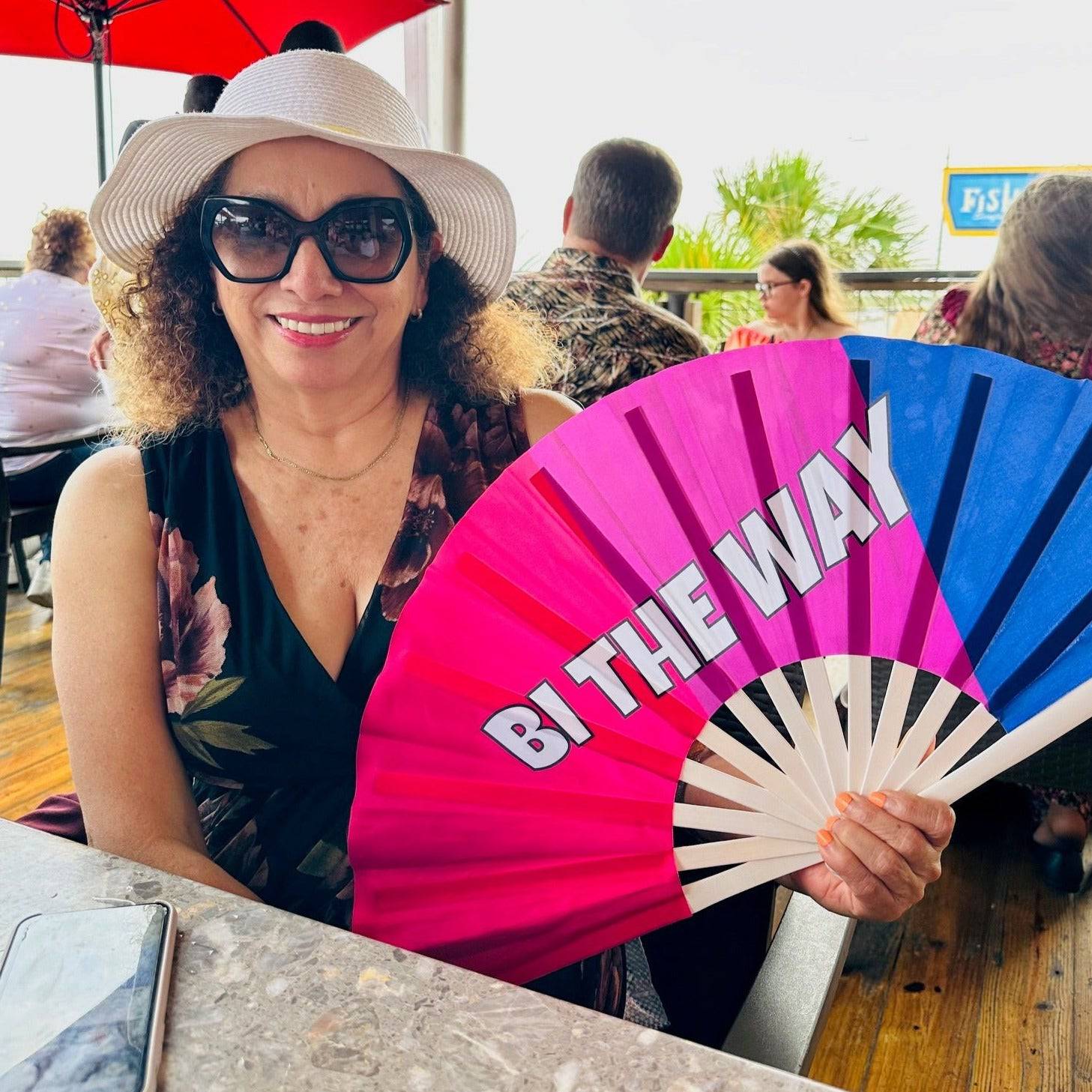 Bi the Way Fan by Hand Fan
