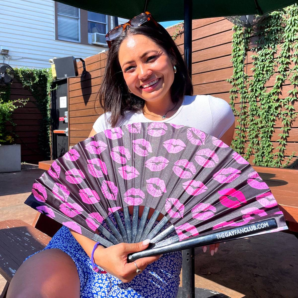 Kiss Me Fan by Hand Fan