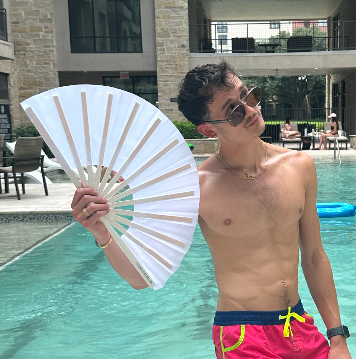 The White Fan (UV) by Hand Fan