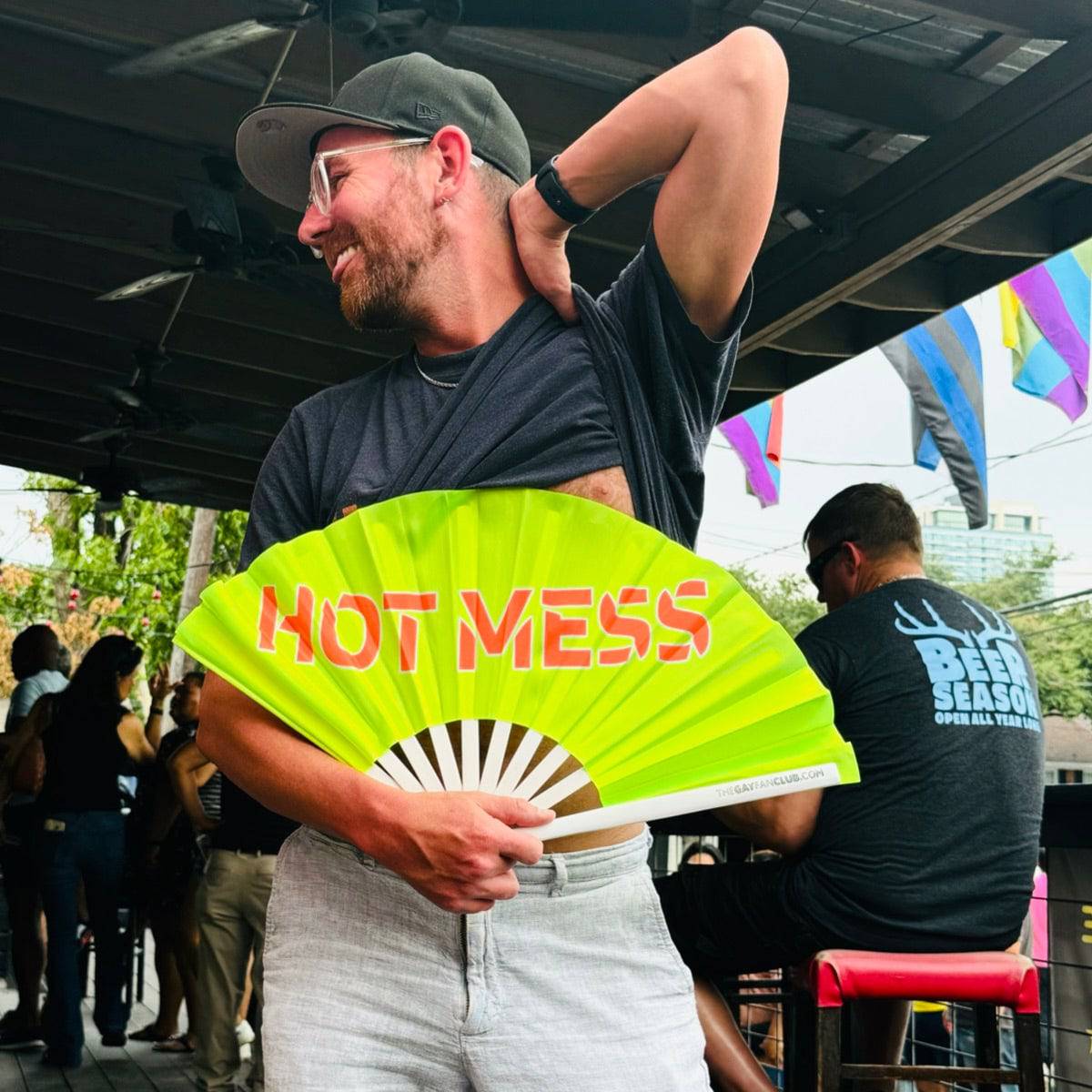 Hot Mess Fan (UV) by Hand Fan