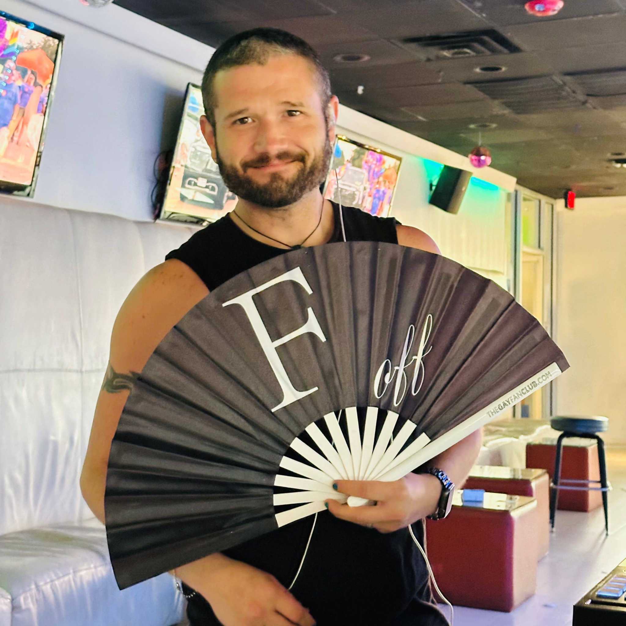 F Off Fan by Hand Fan