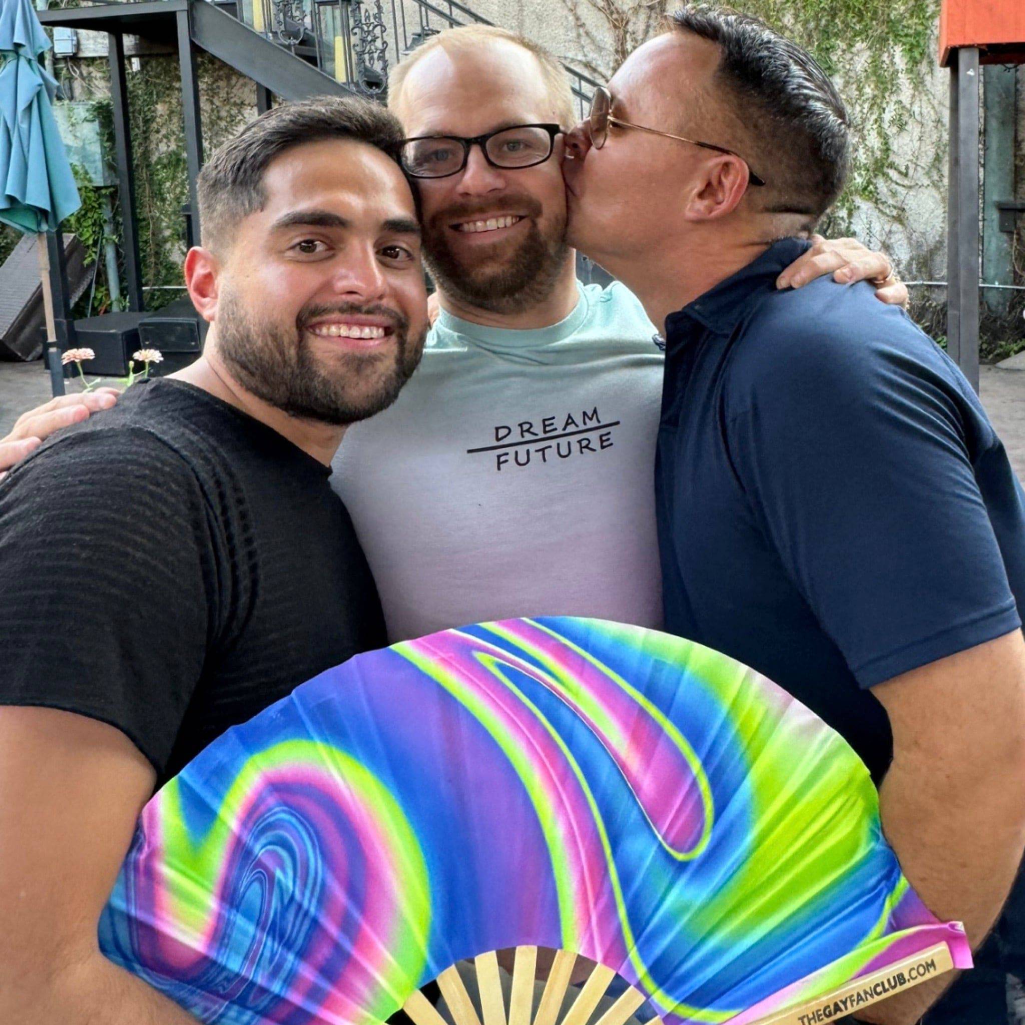 Lava Lamp Fan (UV) by Hand Fan