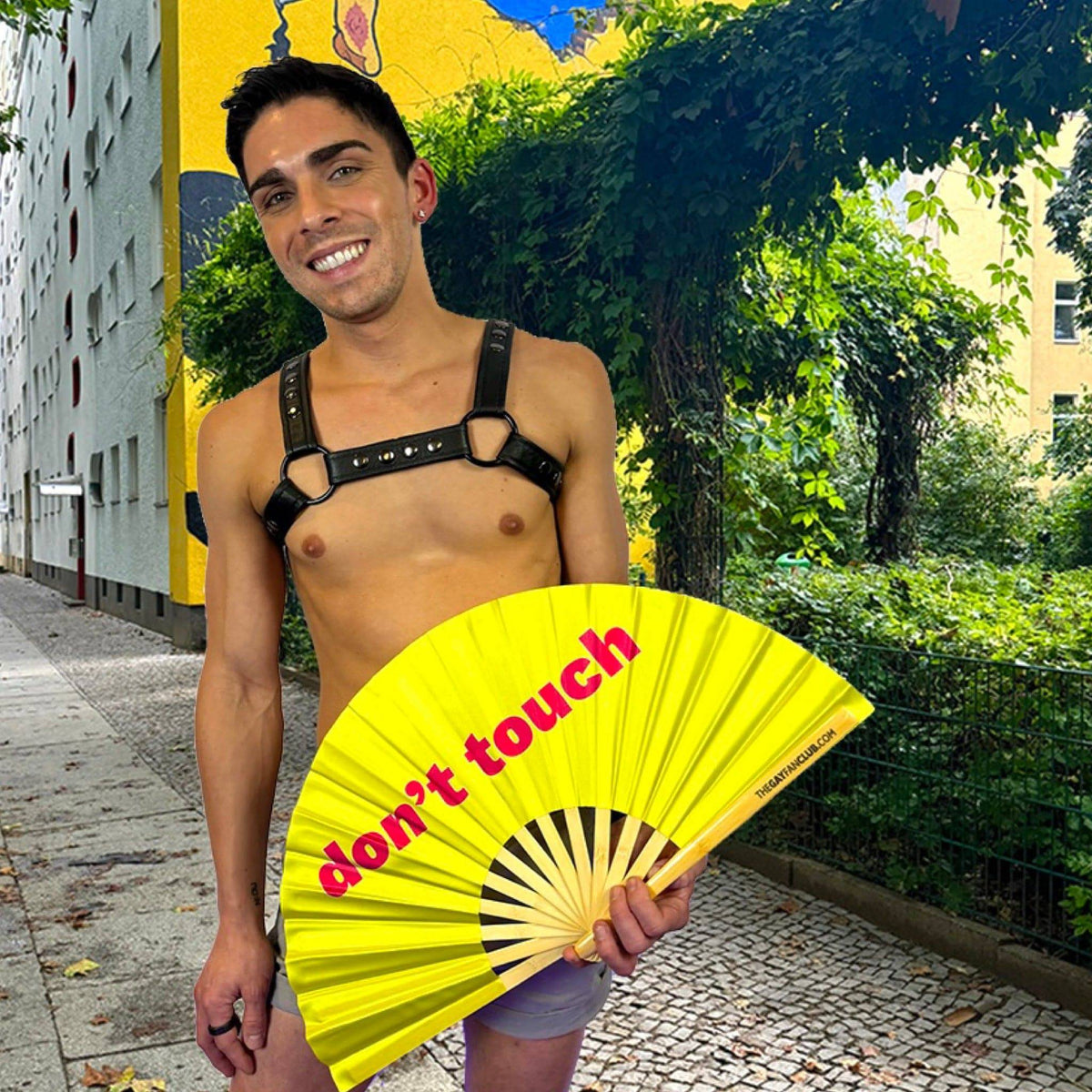 Don't Touch Fan by Hand Fan
