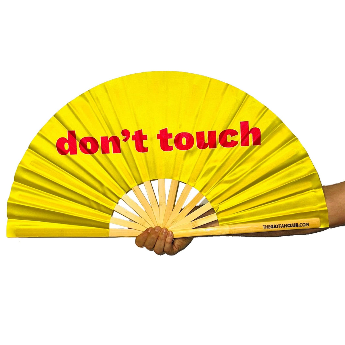 Don't Touch Fan by Hand Fan