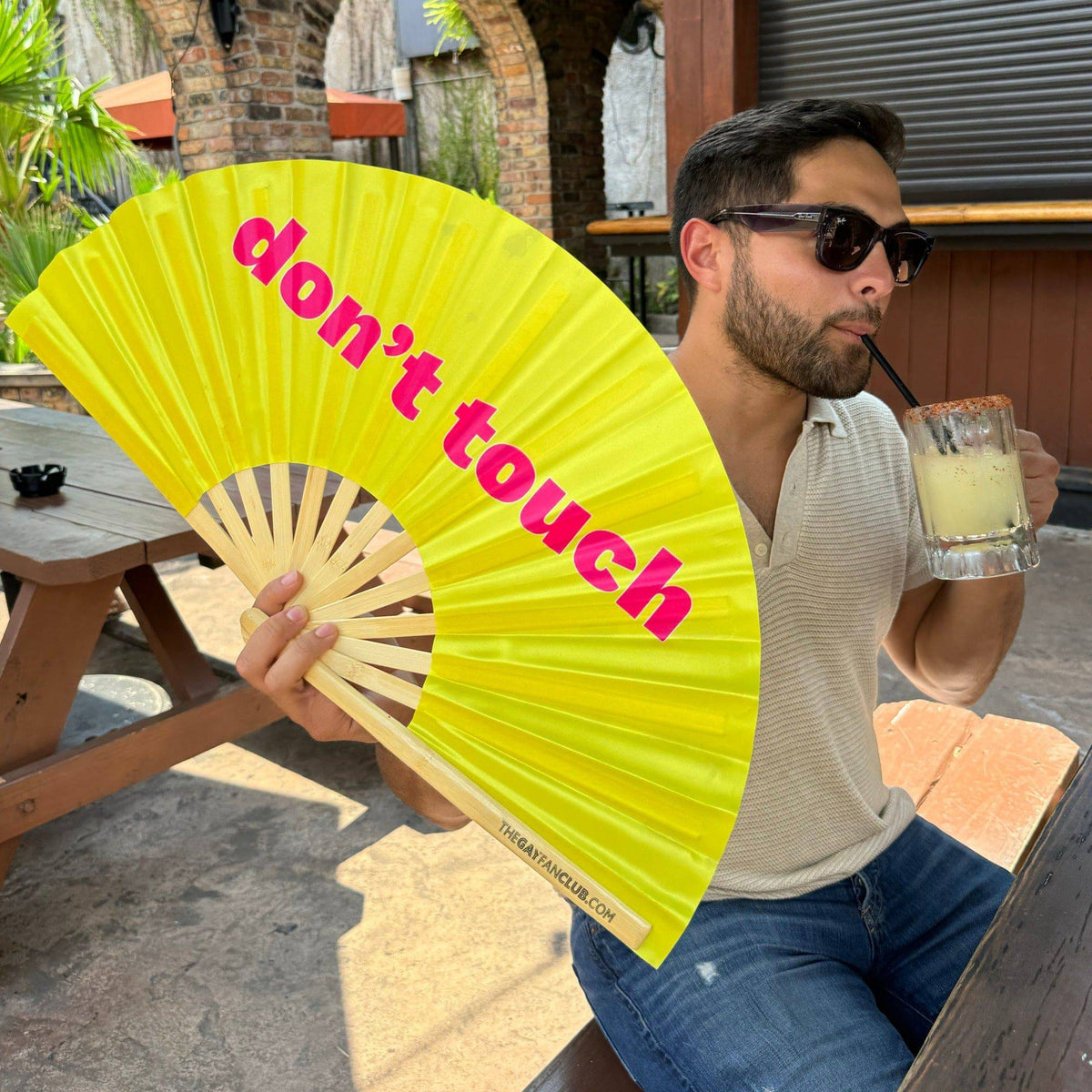 Don't Touch Fan by Hand Fan