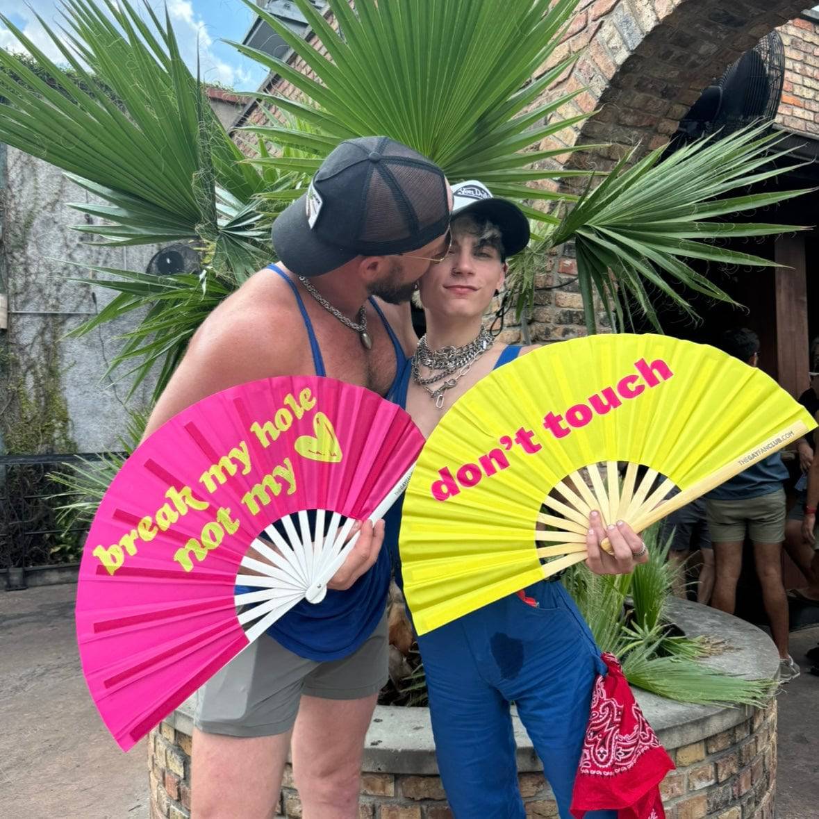Don't Touch Fan by Hand Fan