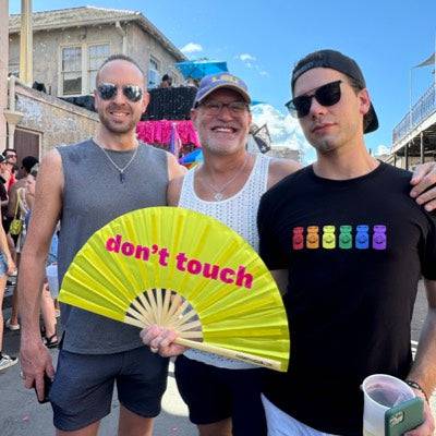 Don't Touch Fan by Hand Fan