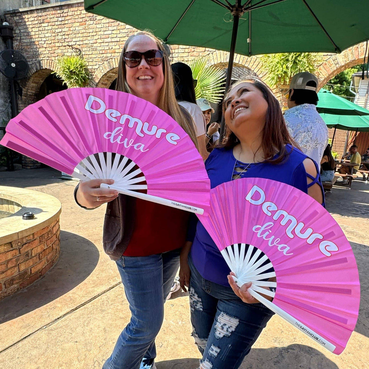 Demure Diva Fan by Hand Fan