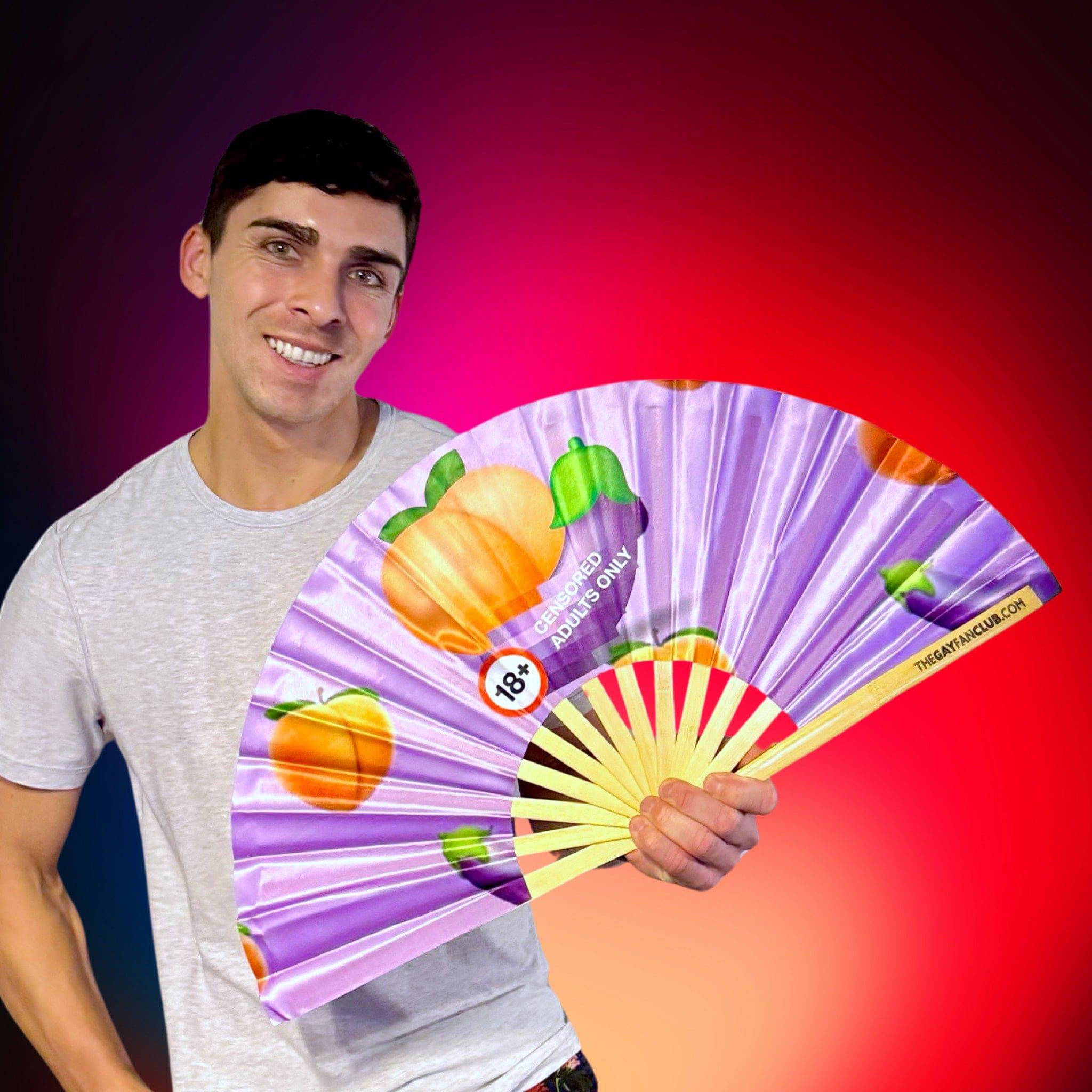 Censored Emoji Fan by Hand Fan