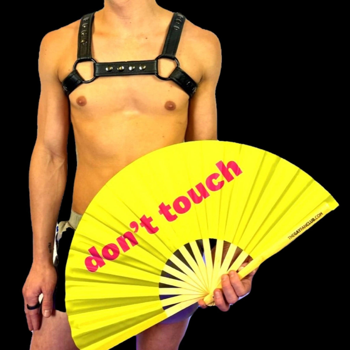 Don't Touch Fan by Hand Fan