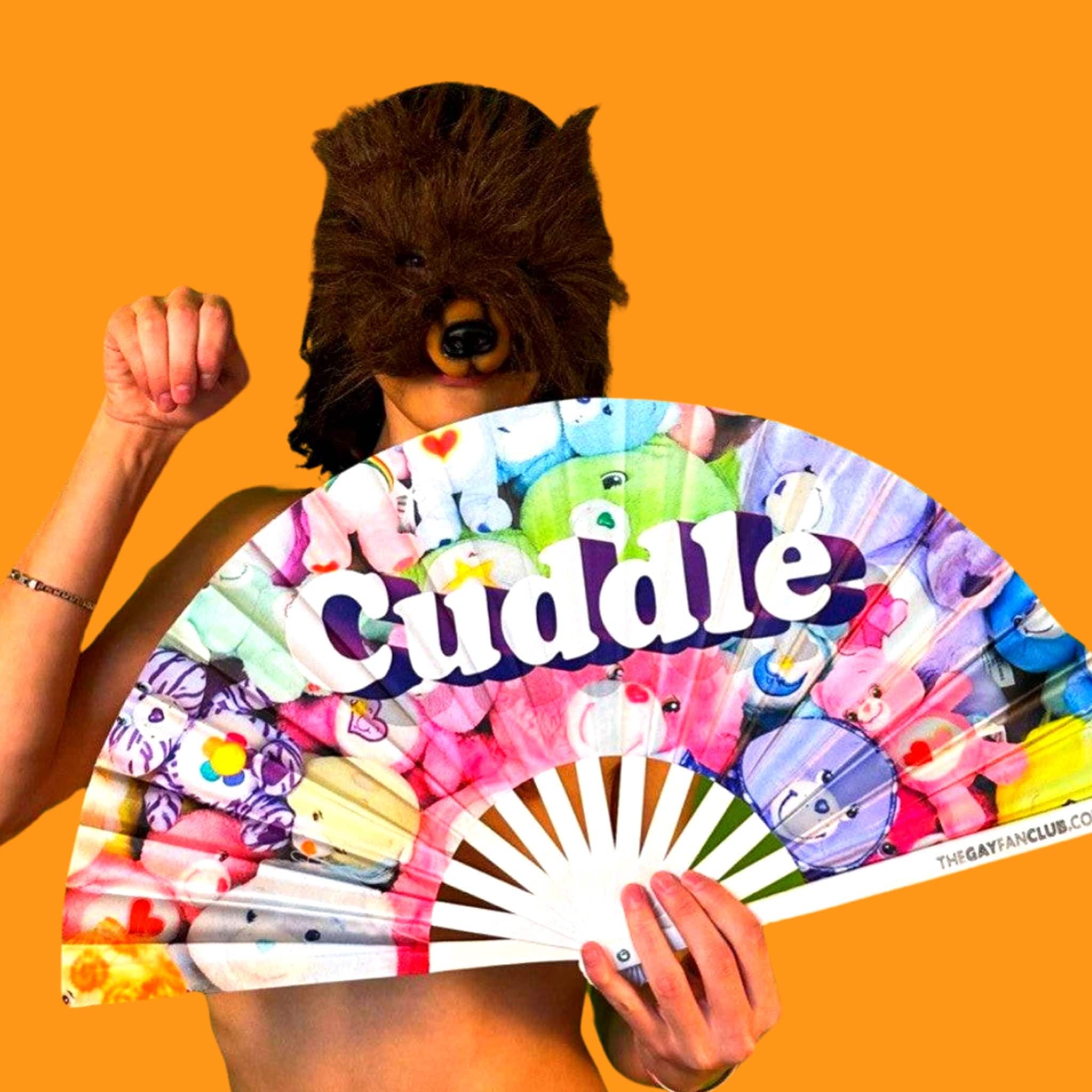 Cuddle Bear Fan (UV) by Hand Fan