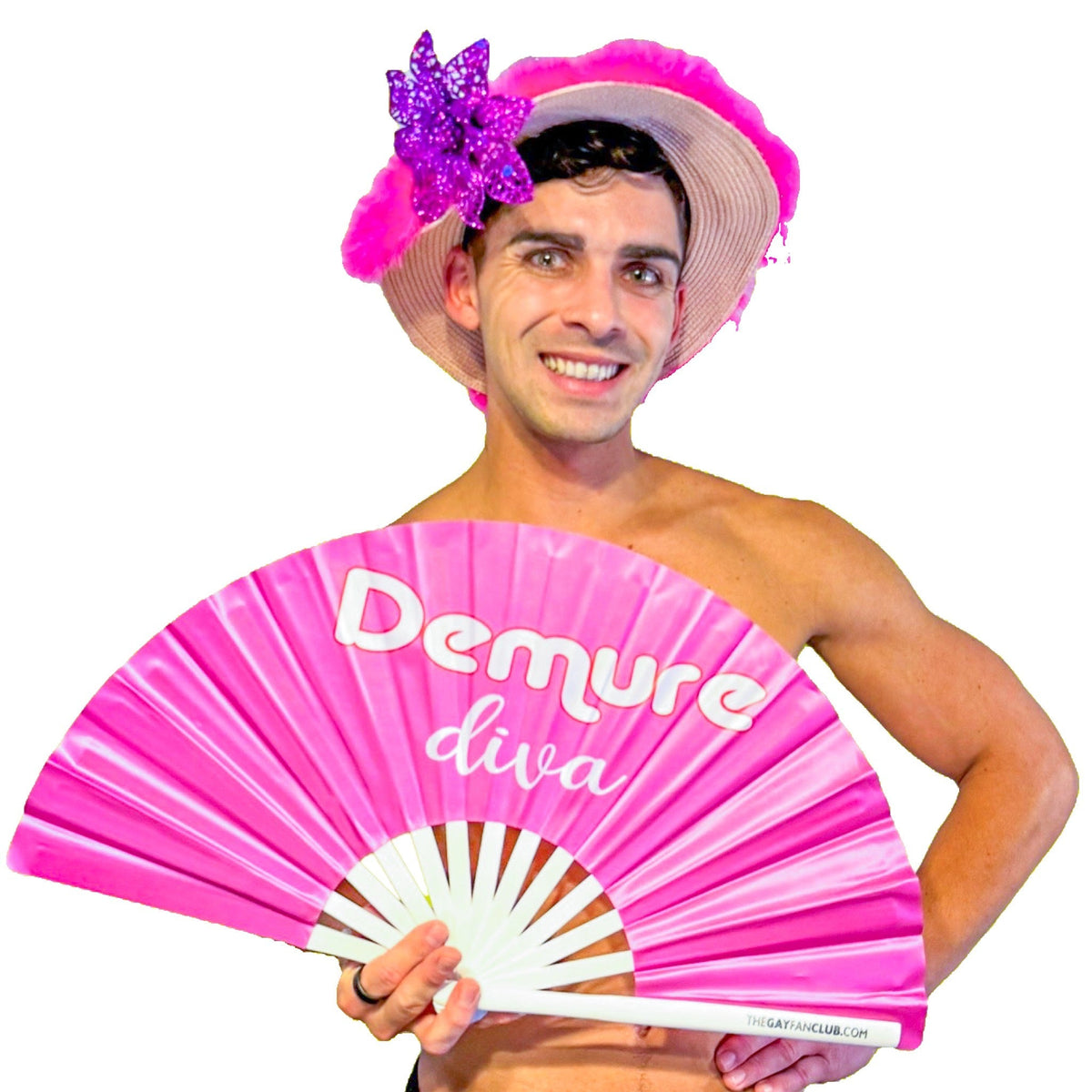 Demure Diva Fan by Hand Fan