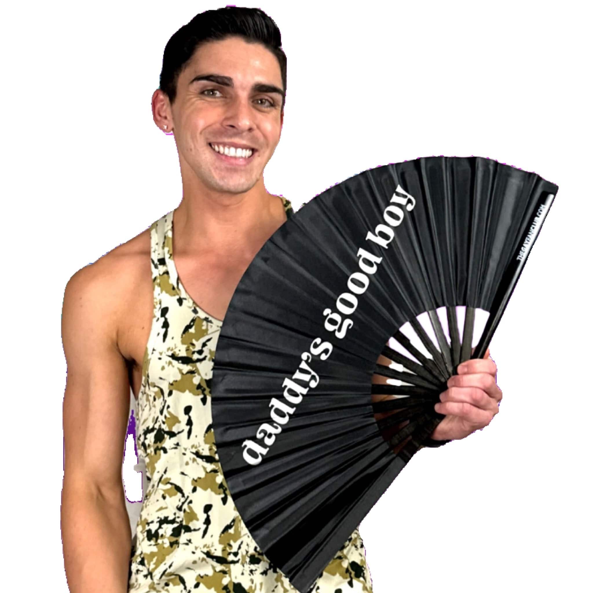 Daddy's Good Boy Fan by Hand Fan