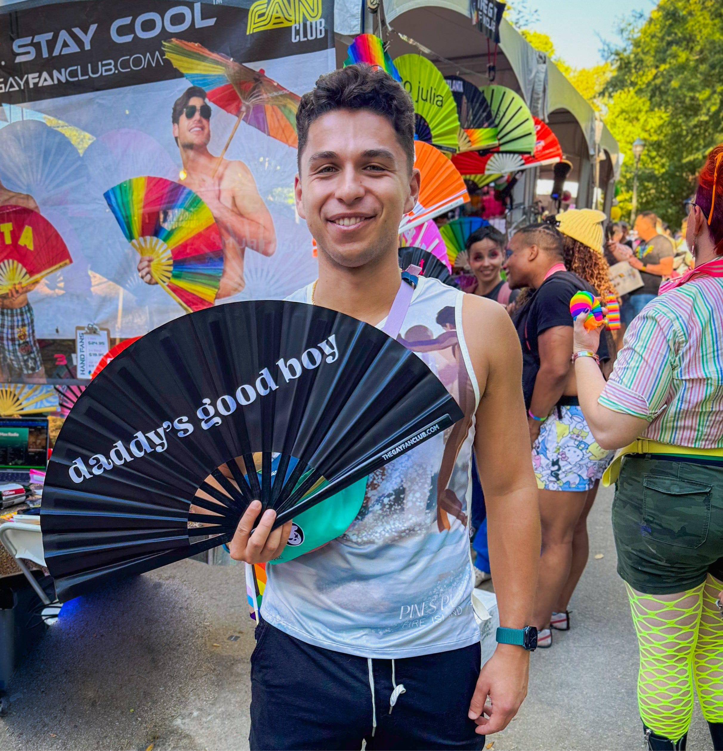 Daddy's Good Boy Fan by Hand Fan
